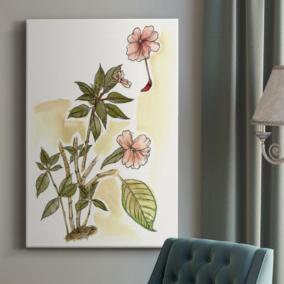 Impatiens Study, impression sur toile tendue
