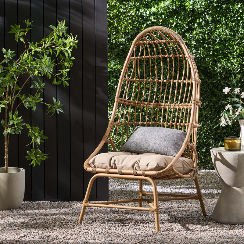 Chaise Elon Cocoon, Marron clair