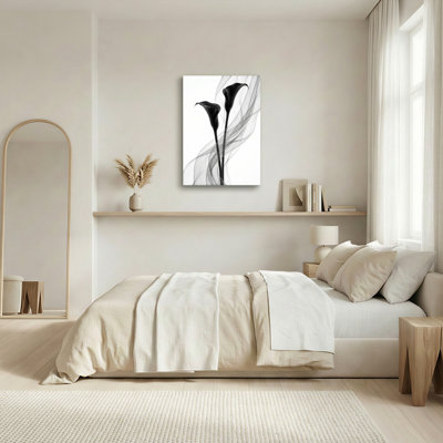 Black Calla Canvas Wall Art Set Of 1
