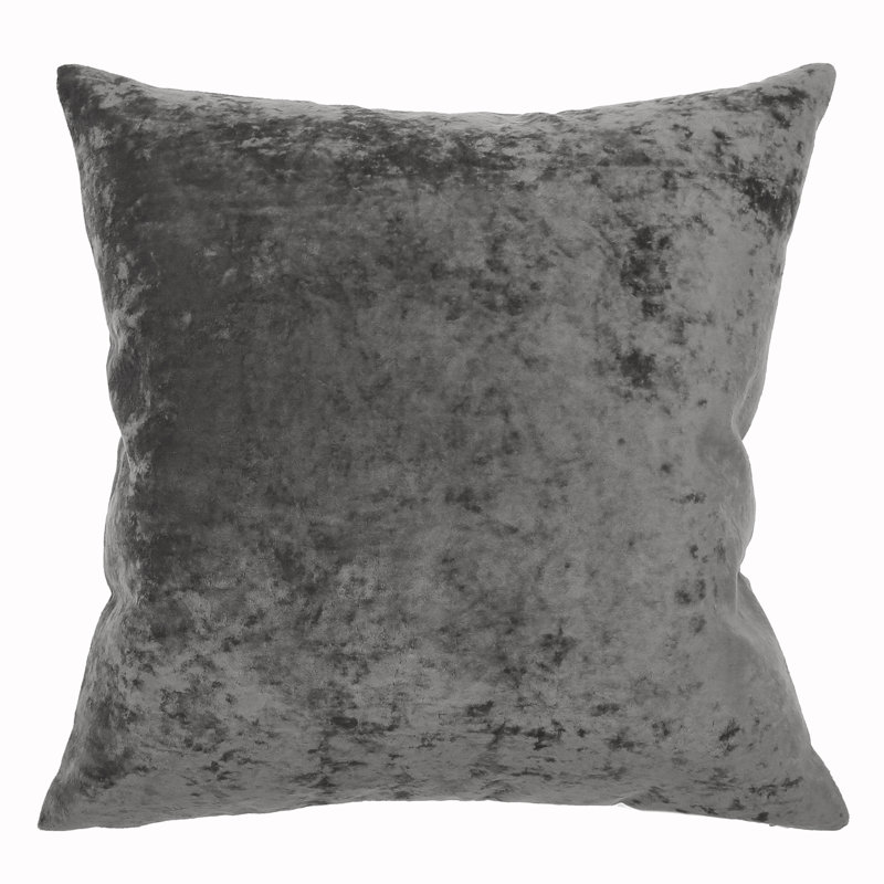 Bismarck Square Pillow Cover & Insert, 26" x 26", Charcoal