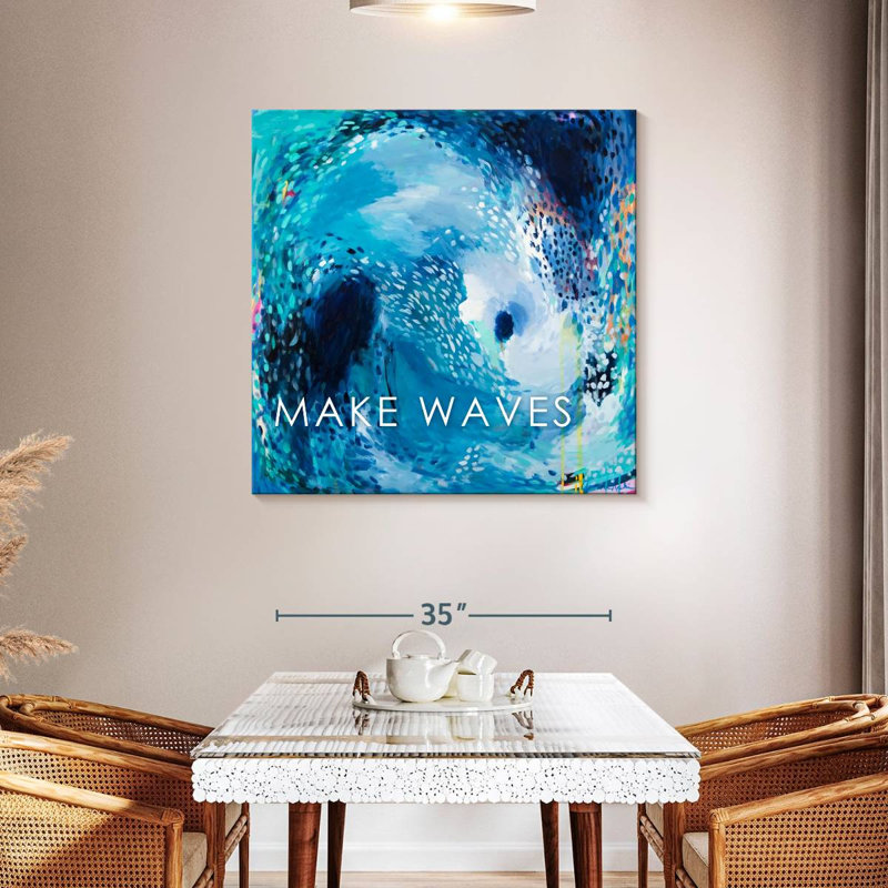 The Moon Pulls The Tide, 39" H x 39" W