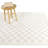 Auletta Checkered Machine Woven Rectangle 5'3" x 7' Polyester/Polypropylene Area Rug in Cream