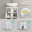 60 mm Single Double Bathroom Vanity Base