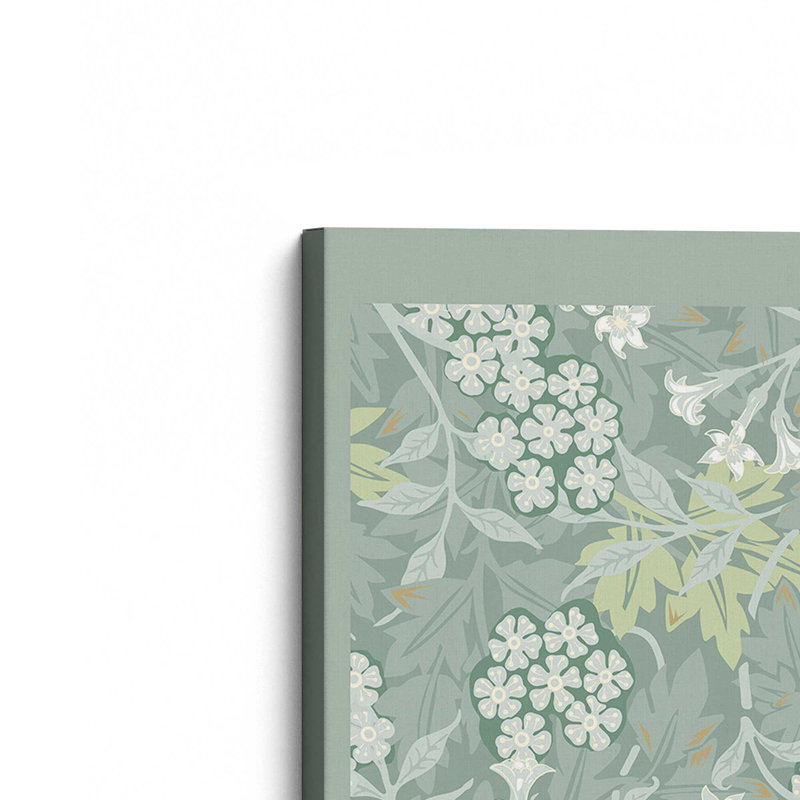 «Green Jasmine» par William Morris, reproduction sur toile, H 48 po x l 32 po x P 1,25 po, Toile tendue