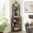 6-Tier Corner Open Shelf Bookcase Wood Rack Freestanding Shelving Unit,Sturdy Stand Small Bookshelf-101996085