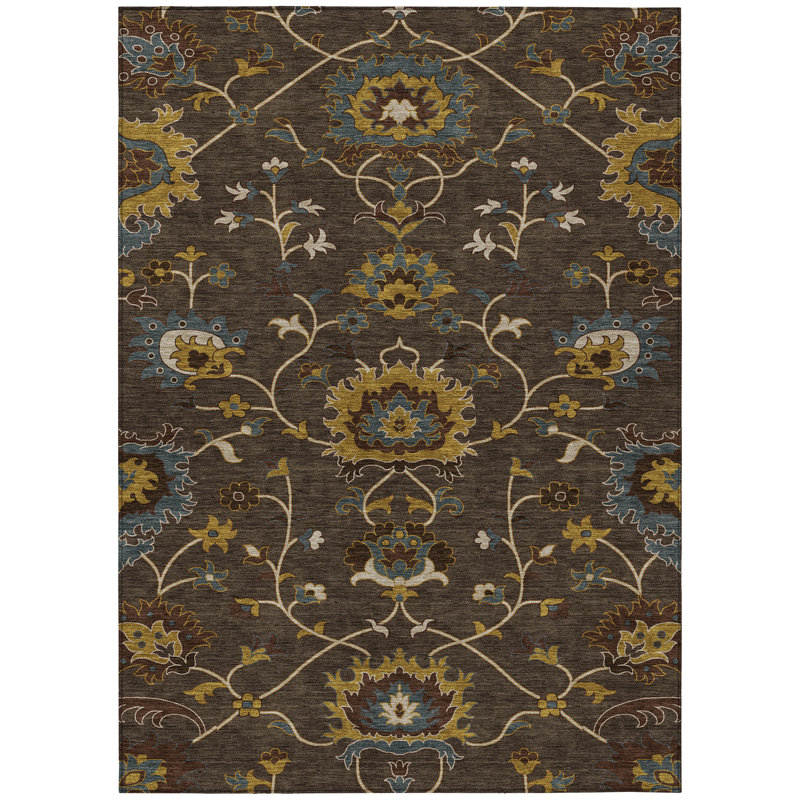 Machine Washable Indoor/Outdoor Chantille ACN2290 Global Rug, Rectangle 8' x 10'