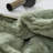 1,100 Bunnies - Coma Inducer Oversized Comforter Set - Chunky Bunny Reverse - Calming Sage-113501117