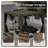 10x10 FT Outdoor Aluminum Louvered Pergola with Adjustable Roof & Privacy Curtains - Brown All-Weather Patio Gazebo