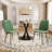 Round Tempered Glass Dinning Table Set-915599294-915599291