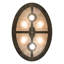 26" Long Pinecone Oblong Inverted Pendant