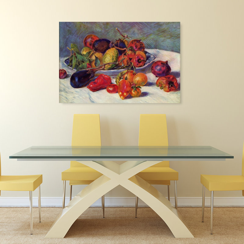 Fruits Of The Midi Classic Traditional Contemporary Wall Art Print by Pierre-Auguste Renoir - Wrapped Canvas Print