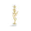 Lovebirds Silver & Gold Candelabra