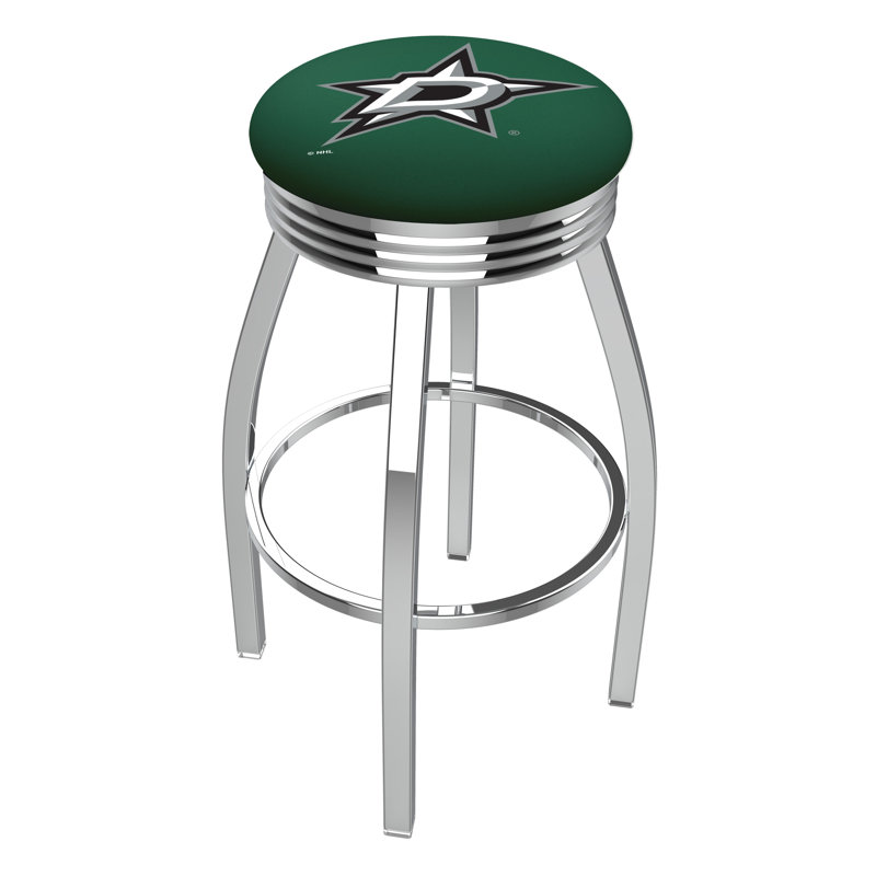 NHL Swivel Bar Stool, Counter Stool (25" Seat Height), Dallas Stars