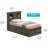 Citronelle Bookcase Storage Bed-79497807-90737797