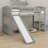 Loft Bed With Slide And Ladder-1839293699