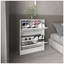 Range-chaussures, 2 portes, blanc