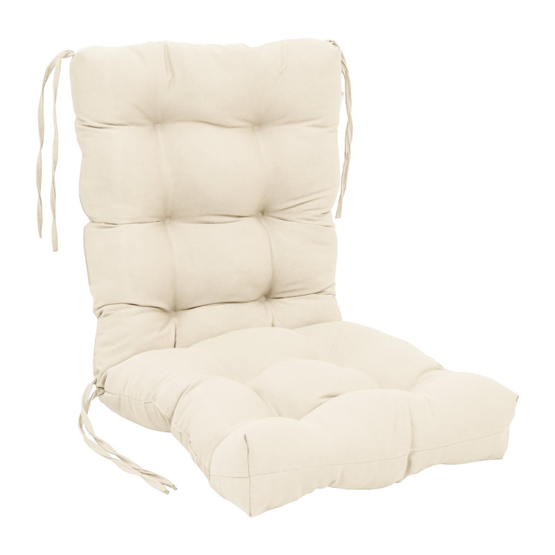 Coussin de siège / dossier en sergé pour l'intérieur, Naturel