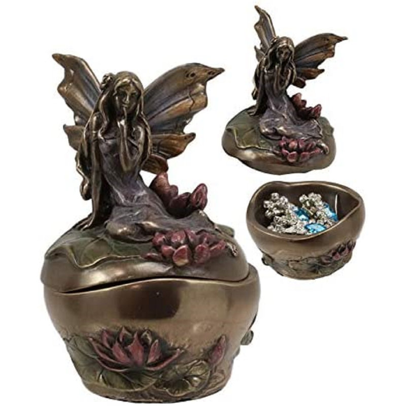 Petite figurine fée Dawane Art Nouveau