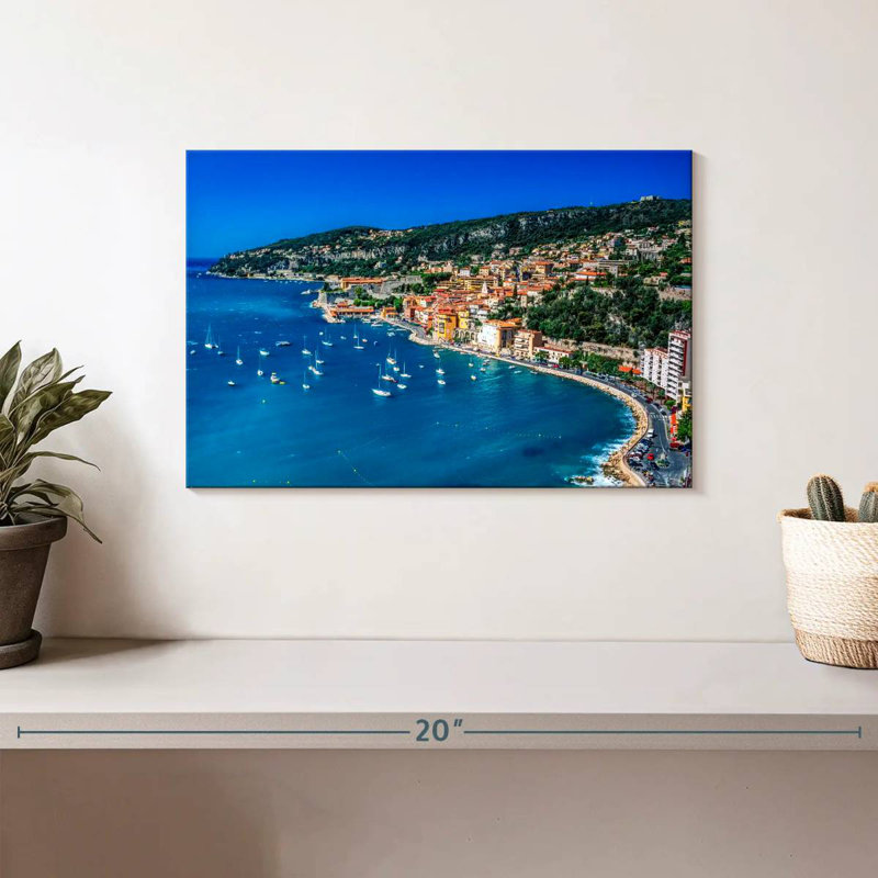 Gillard Villefranche-Sur-Mer Côte, H 8 po x l 12 po