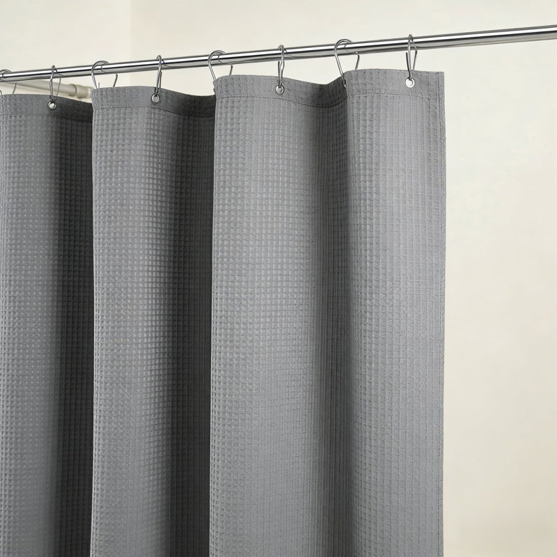 Rideau de douche Luxury, H 72 po x l 71 po, Gris