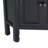 30 Inch Wooden 2 Door Corner Cabinet with 2 Drawers, Black