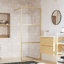 Bendale 195mm H Framed Walk In Glass Screens with Glass-976668202-976668375