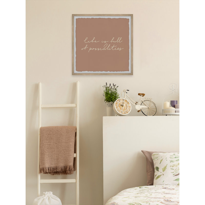 Full Of Possibilities - Single Picture Frame Print, 51cm H x 51cm W x 3.81cm D