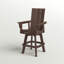 Swivel 29.25" Teak Patio Bar Stool-50287953