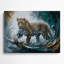 Faune, art mural gris léopard-1676354617