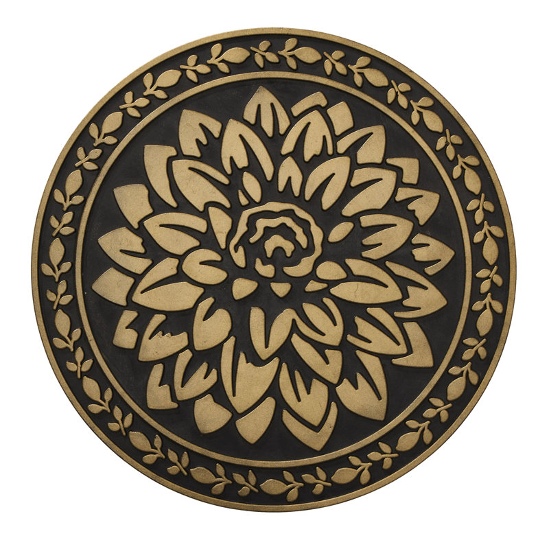 Dahlia Rubber 3 piece Stepping Stone Set