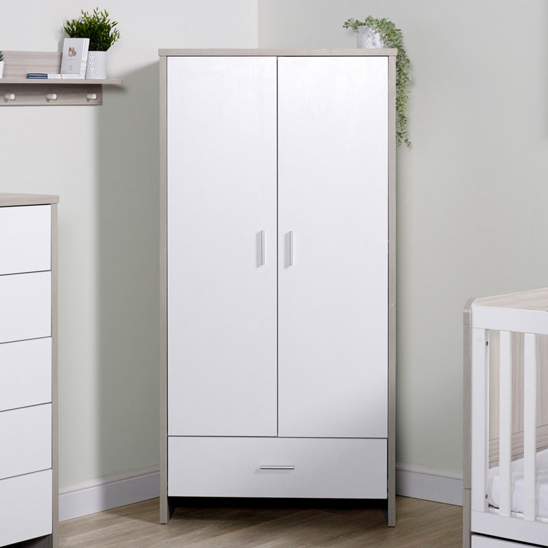 Pembrey Wardrobe - Ash Grey & White, Ash Grey/White