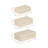 Set Of 3 6/7/9" Chain Boxes, Ivory