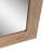 Miroir de plancher en pierre de travertin de 72 pouces Halofax - Élégance naturelle dans un ton de travertin subtil