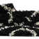Tapis à poils longs noir et blanc Foundry Select