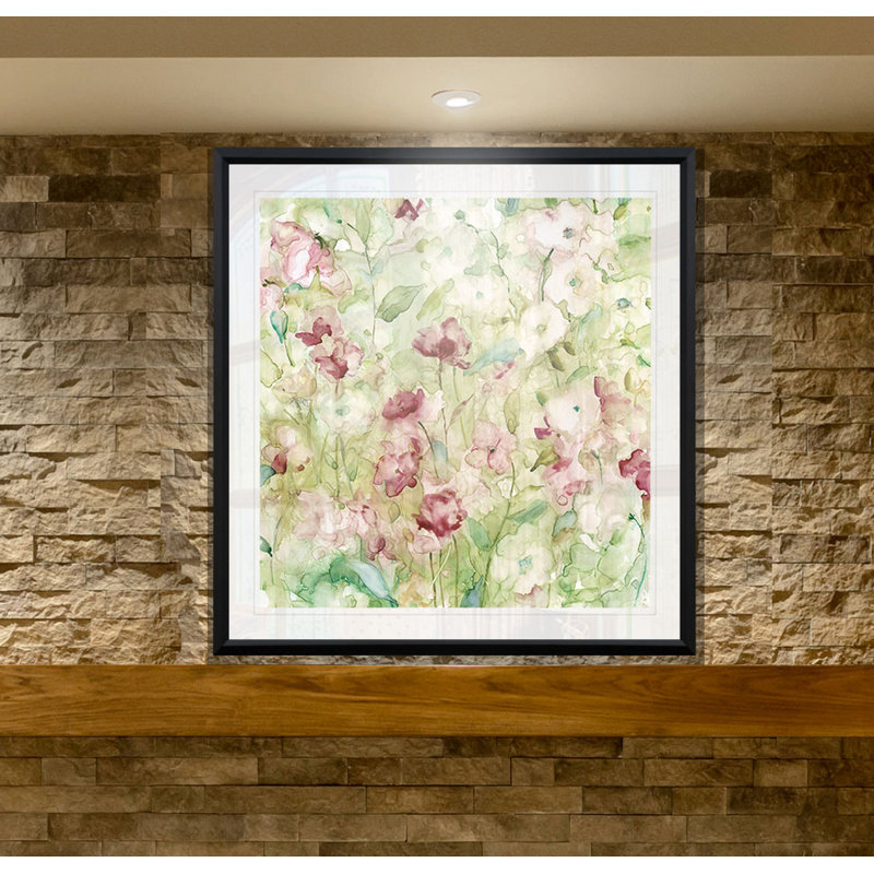Garden Variety - reproduction de cadre photo, H 26,5 po x l 26,5 po x P 1,5 po, Cadre plastique noir