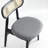 18.11'' H Fabric;Polyester/Polyester Blend;Cotton Upholstered Ash Side Chair-72064405