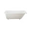Baignoire de trempage réversible Voltaire 60 X 30 en blanc brillant avec trop-plein intégré, bonde incluse