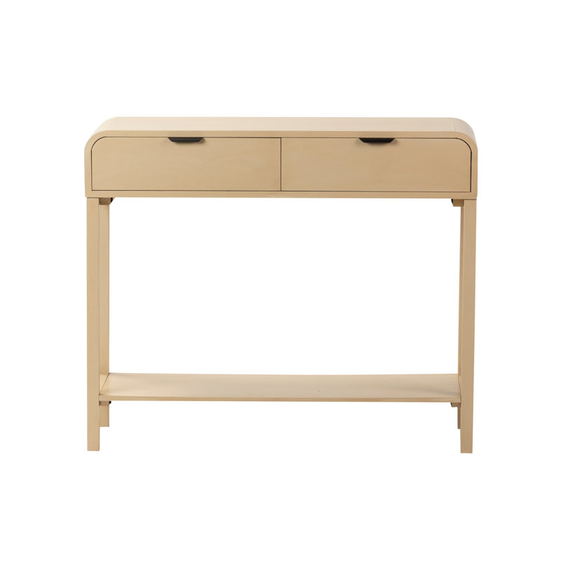 90cm Console Table, Brown/Black