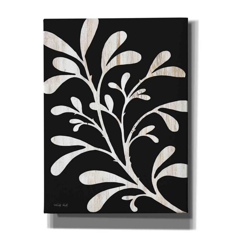 Abbiegail Branch On Black II par Cindy Jacobs, H 54 po x l 40 po x P 1,5 po