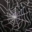 Fauteuil à billes 3 pi Spiderweb, noir et blanc