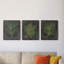 «Dramatic Pine I», ensemble de 3 peintures sur toile encadrées-1786843055-1786843040