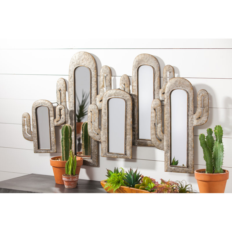 Miroir mural en métal cactus Mcclellan