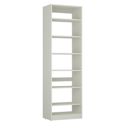 Module For Closet System With 6 Shelves – 84"24"16" - White