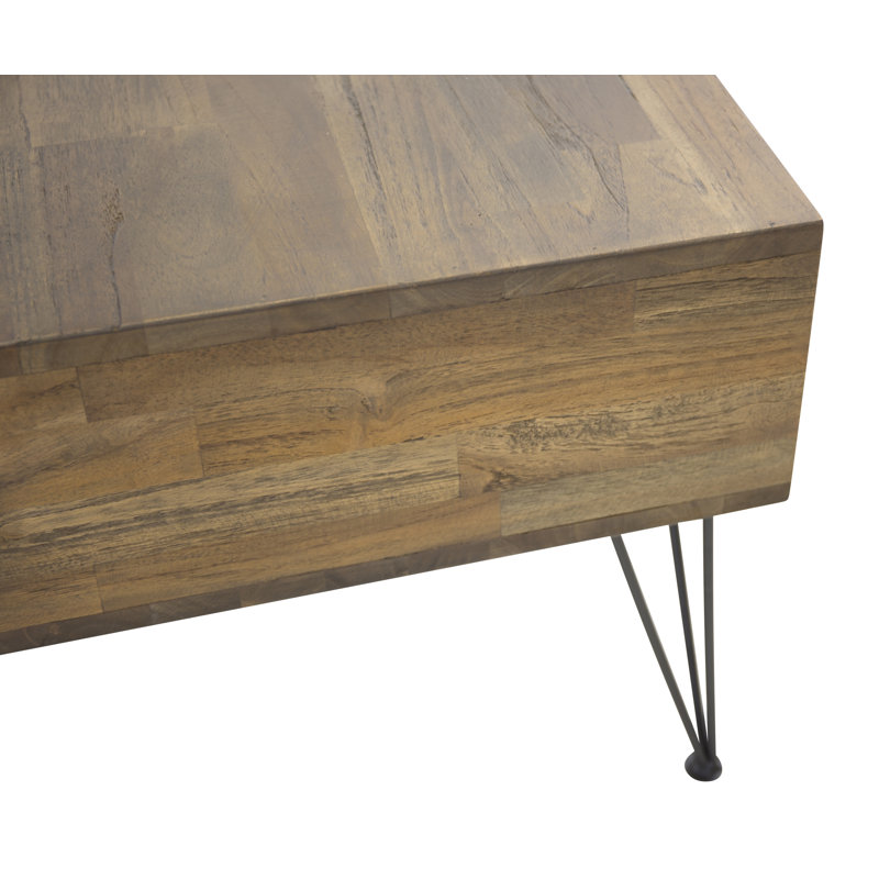 Nectar 80cm Solid Wood Top Console Table