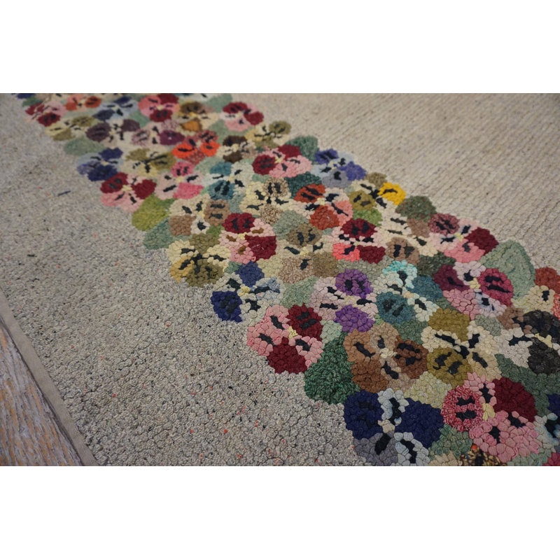Wool Floral Area Rug