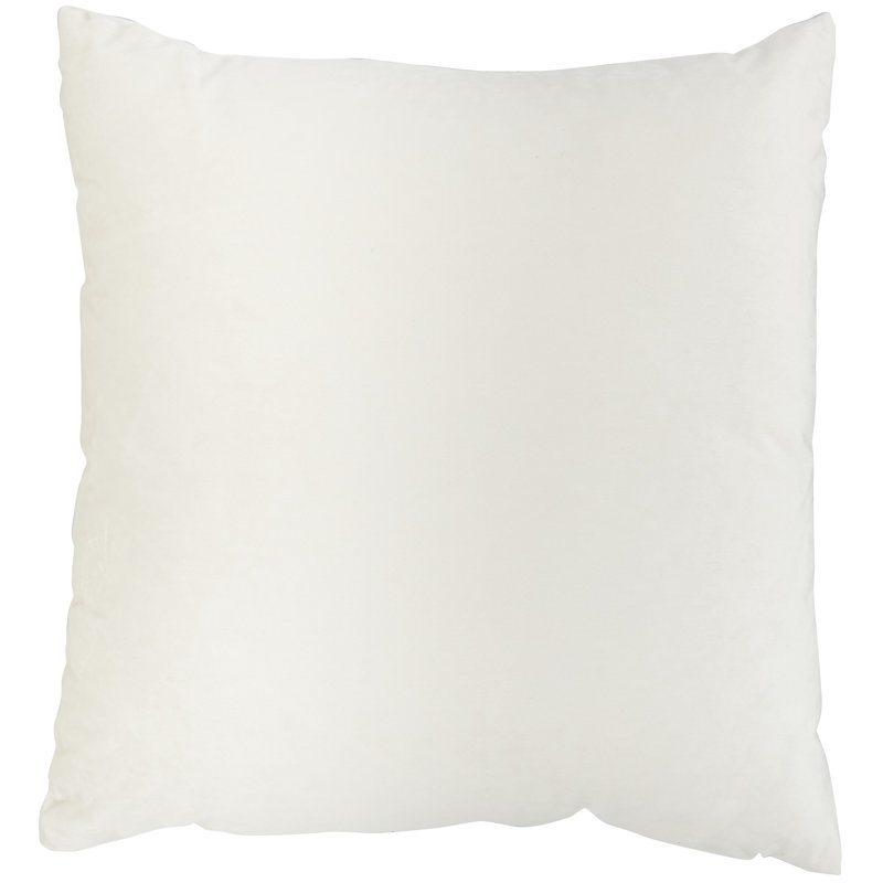  Housse de coussin carré et insert, Ivoire doré