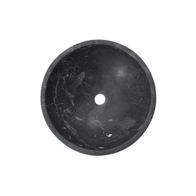 Elara Modern Elegance Natural Marble Vessel Bathroom Sink
