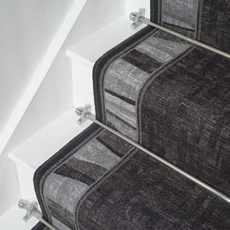 Stair Runner Carpentras Block Print Area Rug, Runner 80 x 870cm