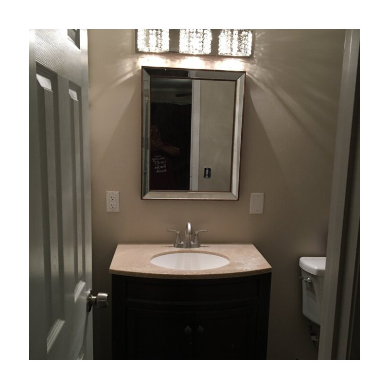 Mascher 3 - Light Dimmable Vanity Light, Polished Chrome/White