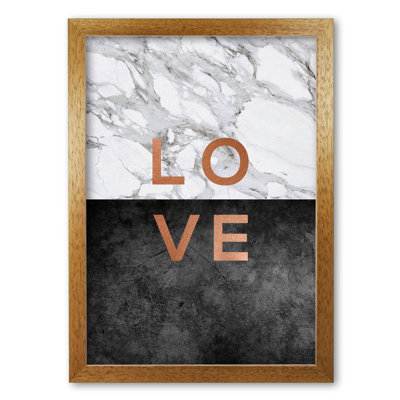 Quote Love Copper - Print